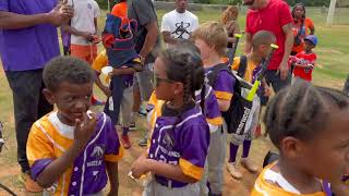 6U Tee Ball: Hillsdale Mustangs vs Aaron Park Angels (1st Official Game_04/27/2024)