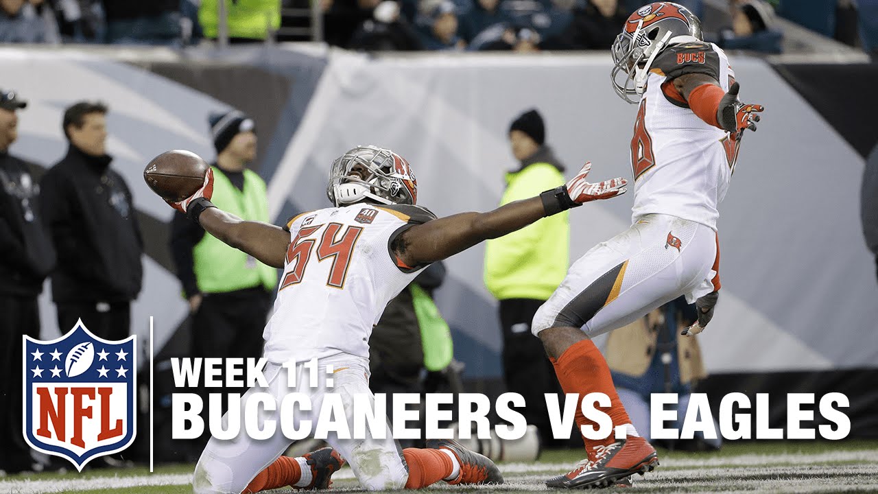 Mark Sanchez's Pass is Stolen by Lavonte David for a Pick 6! | Buccaneers vs. Eagles | NFL