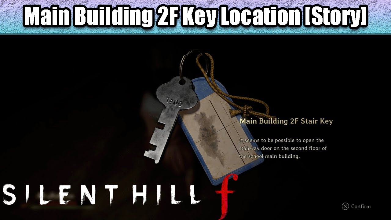 Main Building 2F Stair Key Location [Story] - Ebisugaoka Middle School | Silent Hill f
