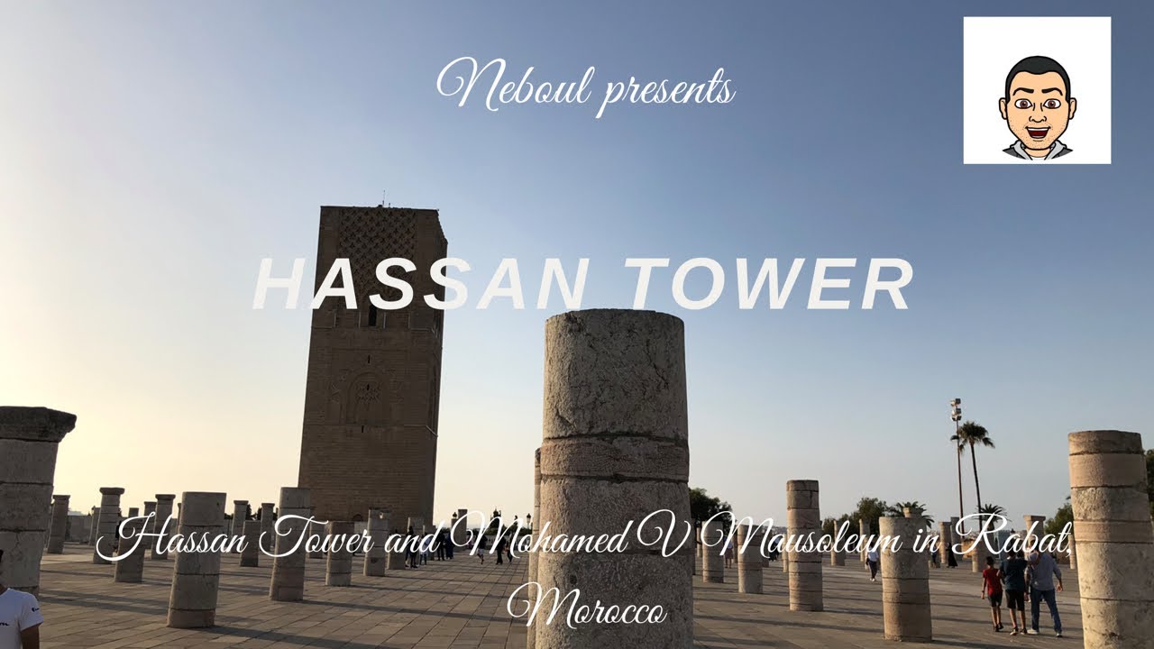 Hassan Tower and Mohamed V Mausoleum in Rabat, Morocco