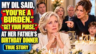 Information My DIL Said, “You’re a Burden” at Her Father’s Birthday Dinner—Then Her Mom Ordered Her Out News