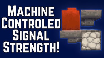 No Player Required! - Redstone Signal Strength Controller(That Can Be Manipulated By Other Devices!)