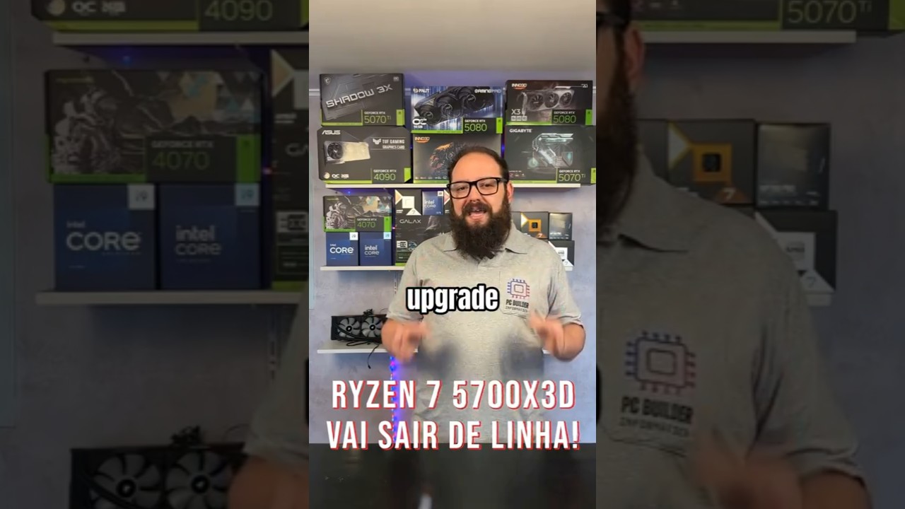 🚨 Adeus ao Ryzen 7 5700X3D! O fim da melhor CPU AM4 para jogos 