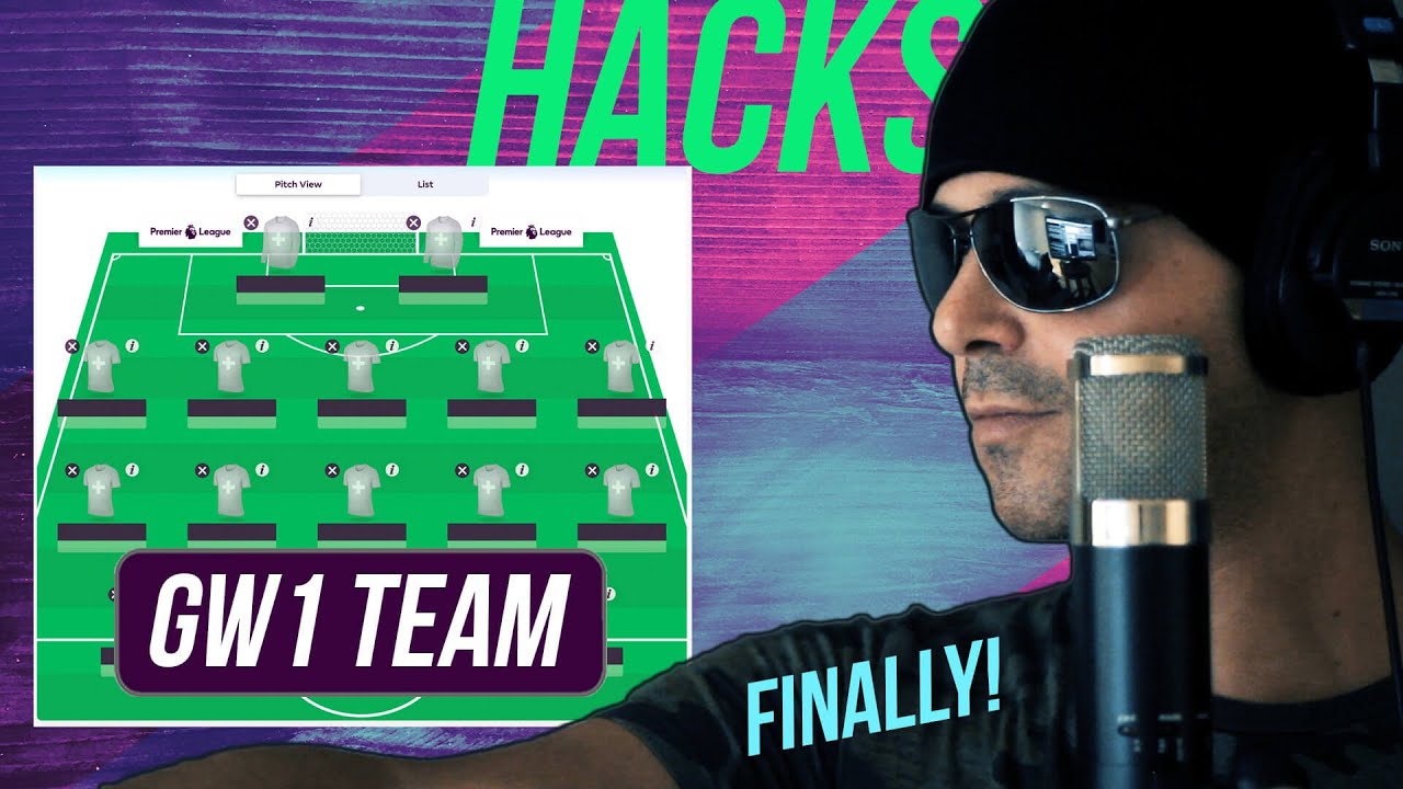 Coming back with my FAVORITE FPL HACKS! GW1 TEAM REVEAL