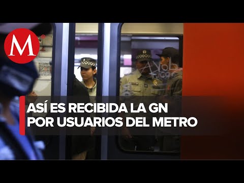 Presencia de la Guardia Nacional en el Metro es para reforzar la seguridad