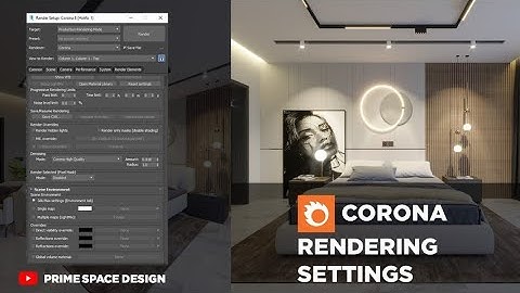 Corona Render settings simplified / understand it just as it is . Very easy !!!