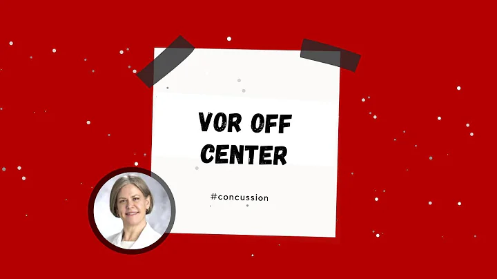 When doing VOR off center, is the head maintained ...