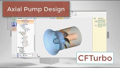 Axial pump design with CFTurbo
