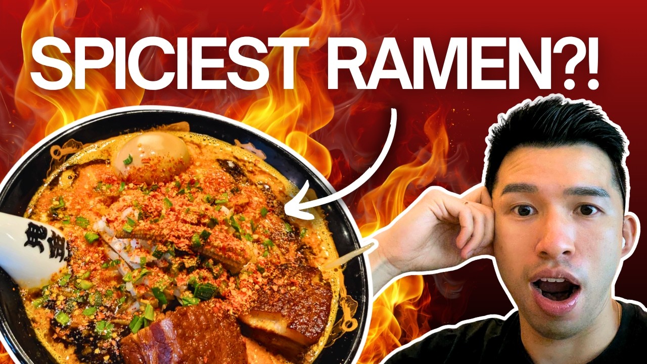 I Tried Tokyo's SPICIEST (DEVIL LEVEL) Ramen...!