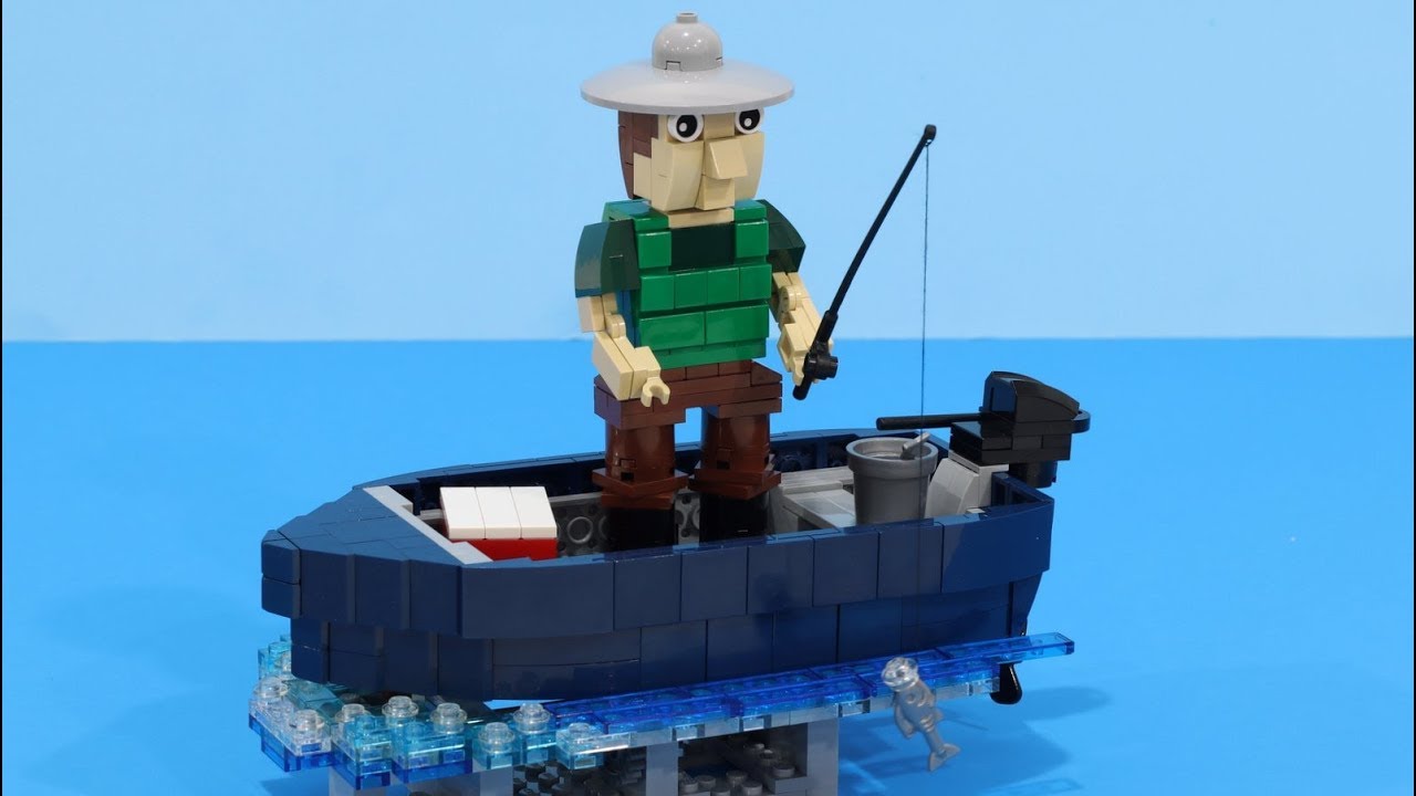 LEGO Old Fishing Store Fisherman Minifigure