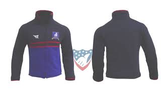 Product Shoot of Ted Lasso Jason Sudeikis Blue Track Jacket | AFC Richmond Football Coach Outfit
