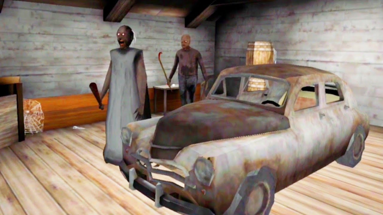 GRANNY SHIFT HER CAR TO THE SPIDER ROOM FULL GAMEPLAY YouTube