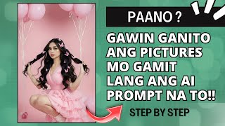 PAANO GUMAWA NG BIRTHDAY PHOTOSHOOT GAMIT ANG AI | EDIT GAMIT ANG AI | AI PROMPT IDEAS | ASKTECHPH screenshot 3
