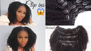 HOW TO INSTALL KINKY CURLY CLIP INS | $50 Type 4 Natural Hair Transformation