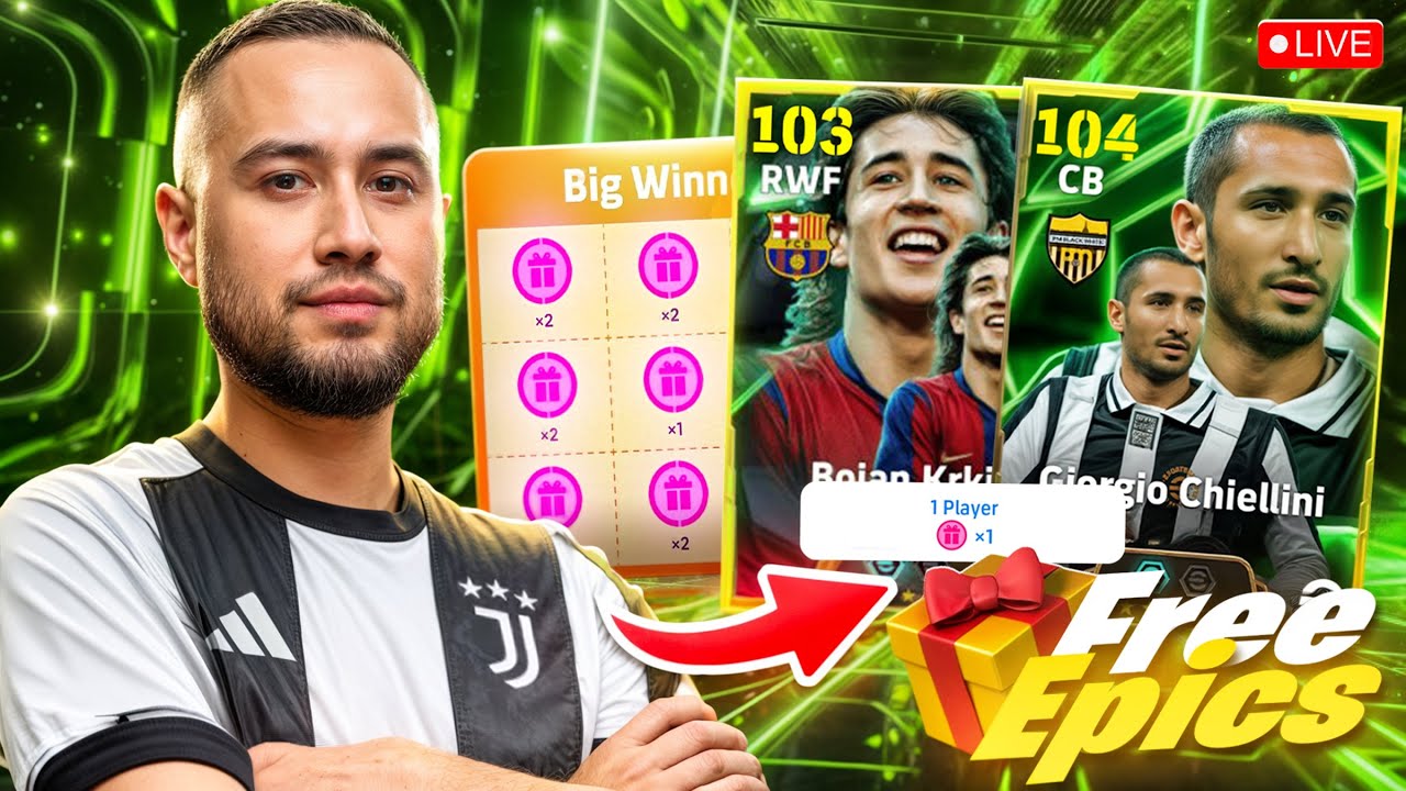 🔴 LIVE - SIGNING FREE EPICS ON THE RTG!! 🔥 100% FREE SQUAD | EFOOTBALL 2026 