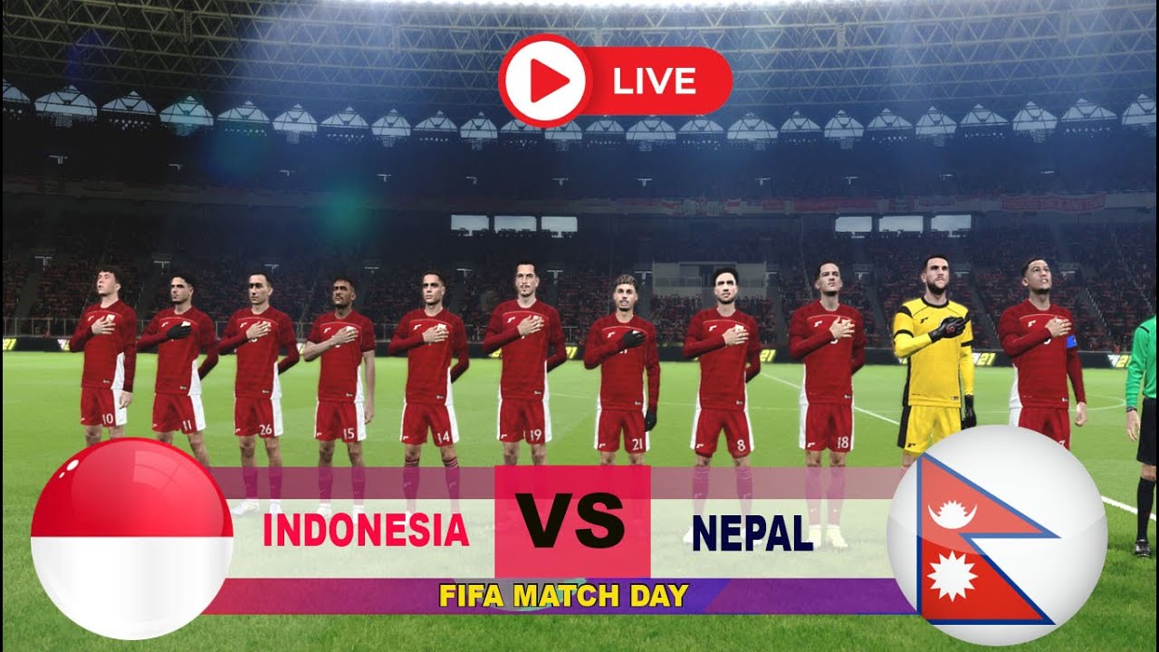 INDONESIA VS NEPAL FIFA MATCH DAY GBK STADIUM 2025 GAME SIMULASI