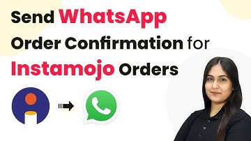 How to Send WhatsApp Order Confirmation for Instamojo Orders