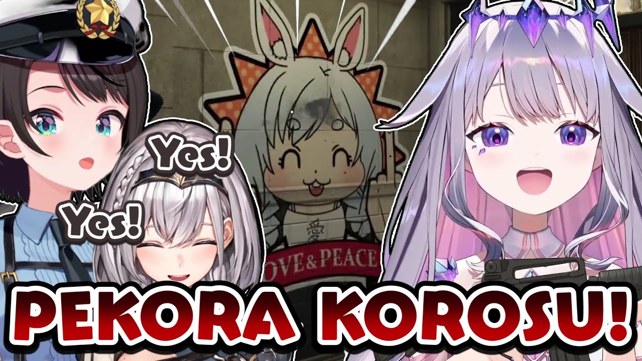 Subaru and Danchou Trained Biboo to be Pekora Hunter [Hololive GTA ENG Sub]