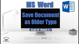Save Document as a Different Type | Work with OLDER VERSIONS of OFFICE