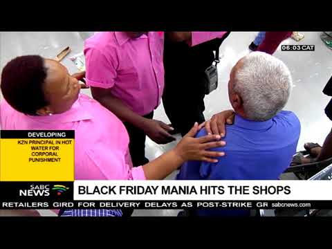 Black Friday mania hits the shops