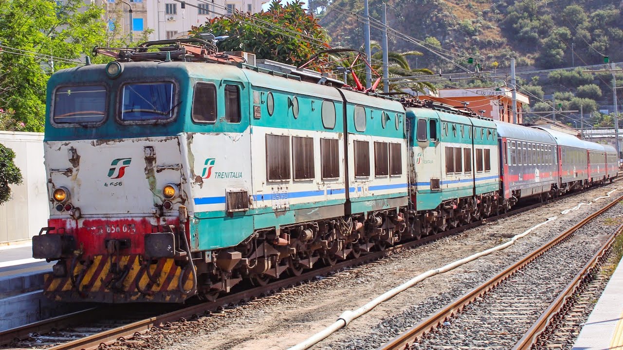 E656 074 + 046 sull'ICN 1961 a Capo D'Orlando - Naso!!