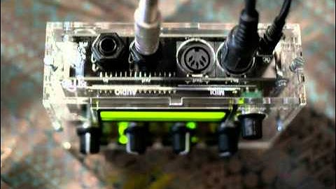 Messing around with my Shruthi 1