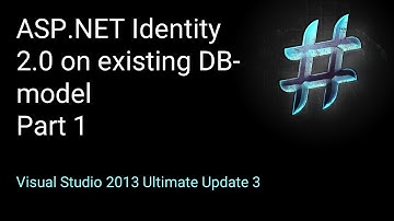 Use ASP.NET Identity on existing DB-Model PART 1