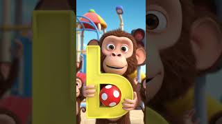 👉 Oh No! Monkey Made a Mistake | Learn ABC for Toddlers #shorts #kidsvideo #cartoon #abcdsong
