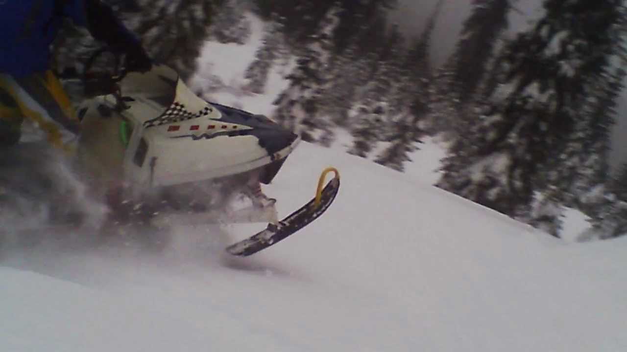 Polaris mod sled hill climb