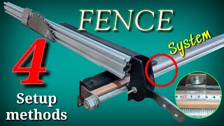 TABLE SAW FENCE ||➕➕ Full Calibrations System