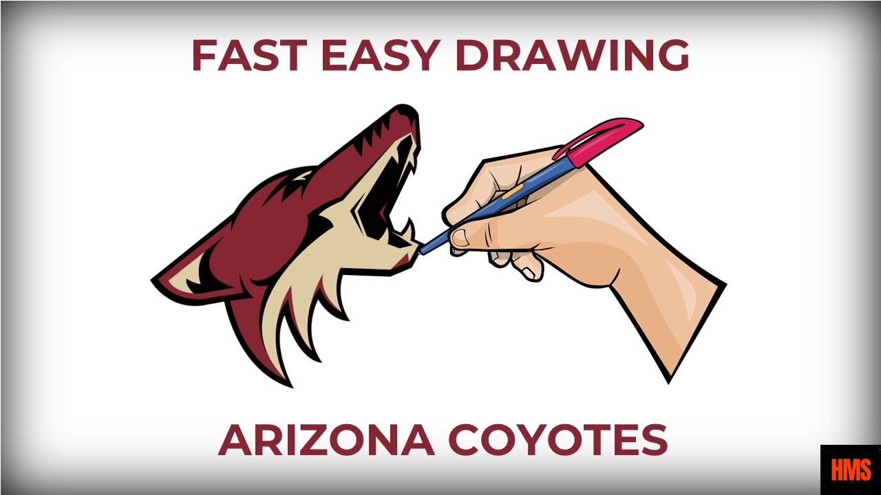 My 2nd NHL logo drawing going A-Z: The Arizona Coyotes. Just curious but  which logo do you guys like better- Kachina or the howling coyote? : r/ Coyotes