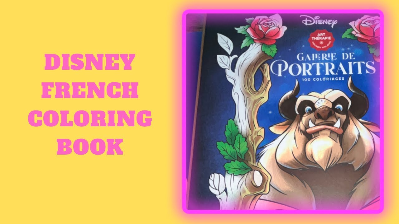 Disney Portraits art therapie 60 coloraiges [ coloring book for adults, all  ages ] (French Edition)