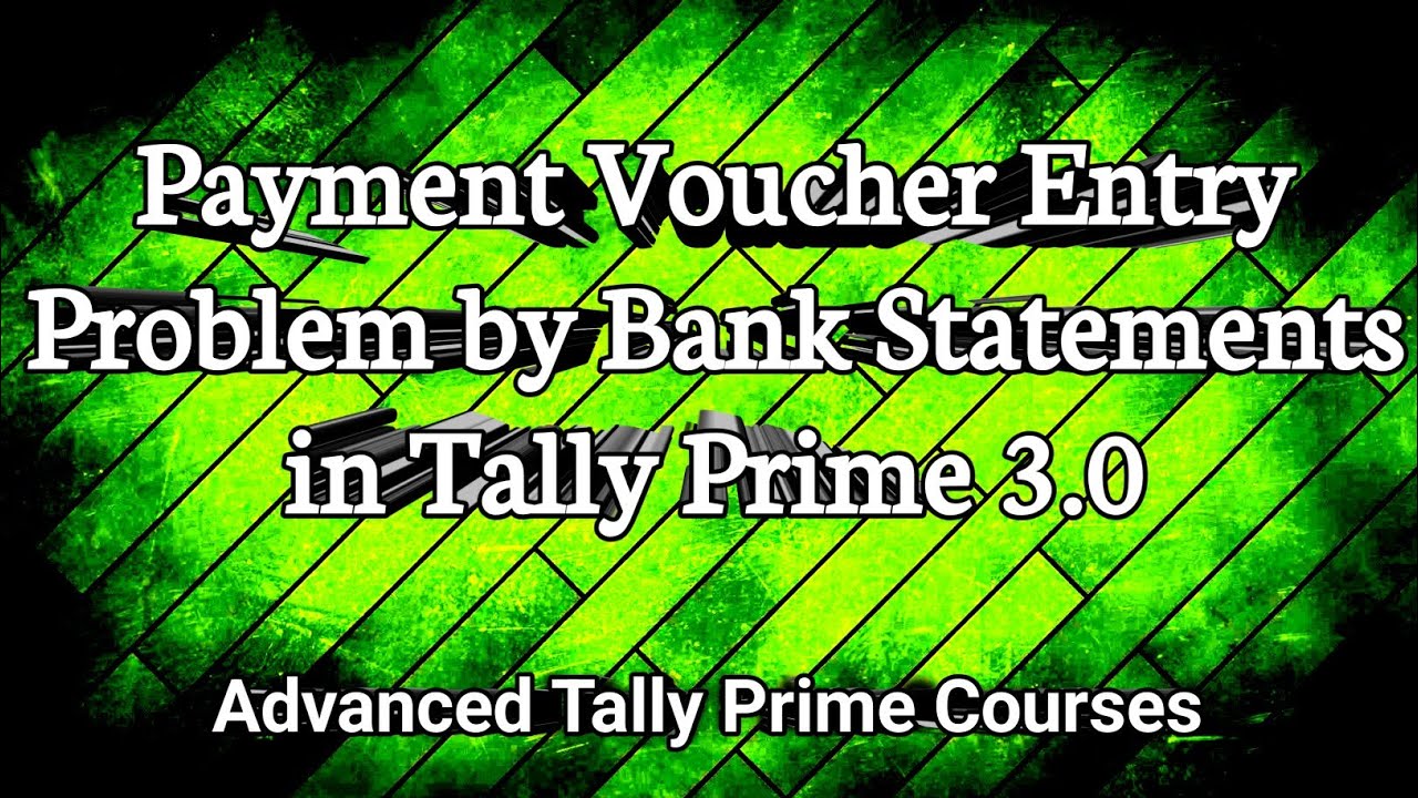 Tally Prime: Troubleshooting Your Bank Entry Issues - YouTube