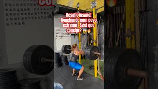 Desafio Insano Agachando Com Peso Extremo .