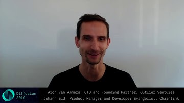 Johann Eid (Product Manager and Developer Evangelist) about Chainlink at Diffusion 2019