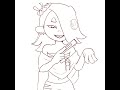 【Splatoon3】タイムラプスでフウカを描いてみた【イラストメイキング】#shorts