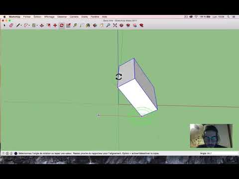 [TUTO Sketchup] Comment faire pivoter un composant dans Sketchup ?