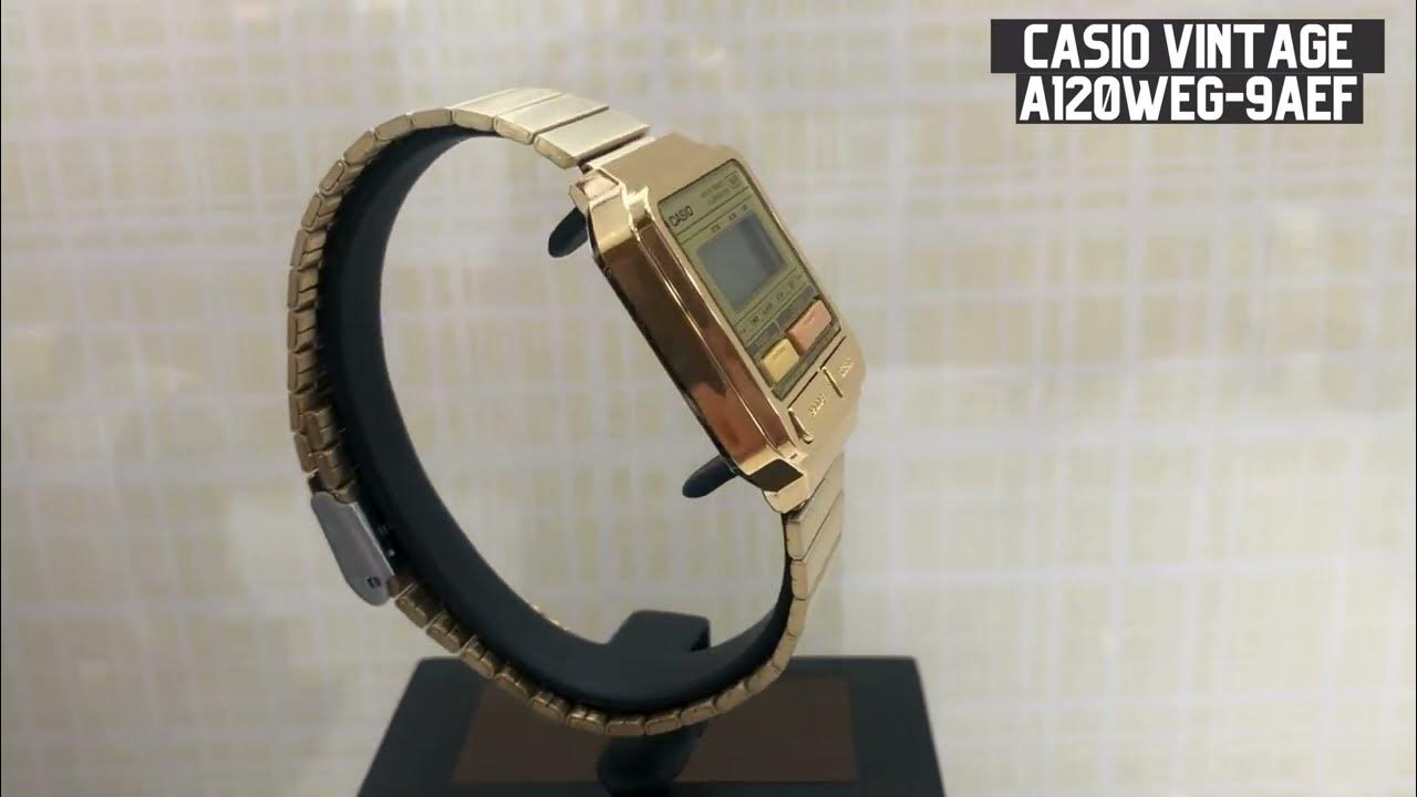 Gold #casiovintage Casio - Collection YouTube #casio Watch Bracelet A120WEG-9AEF Tone #watch Vintage