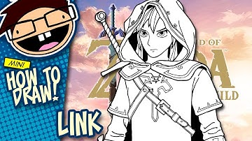 How to Draw LINK (The Legend of Zelda: Breath of the Wild) | Narrated Easy Step-by-Step Tutorial