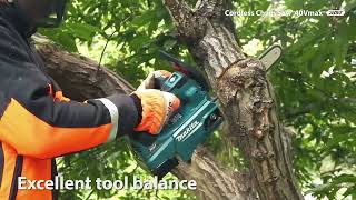 Test 40V aku pily Makita! Snadno přeřízne 35cm kmeny 🌲