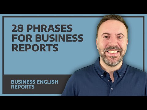 28 Phrases For Business Reports