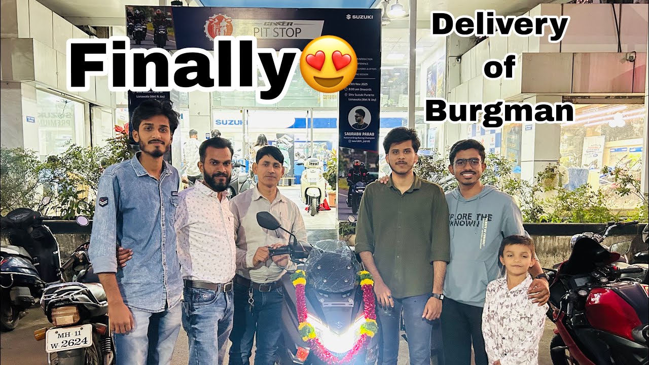 Finally Bhai Ki New Bike/Suzuki Burgman