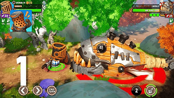 Big Helmets: Heroes of Destiny Gameplay Walkthrough Part 1 - Goblin Forest (Android, IOS)