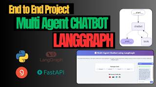 End to End Multi Agent Chatbot using LangGraph | Python | GROQ | FastAPI