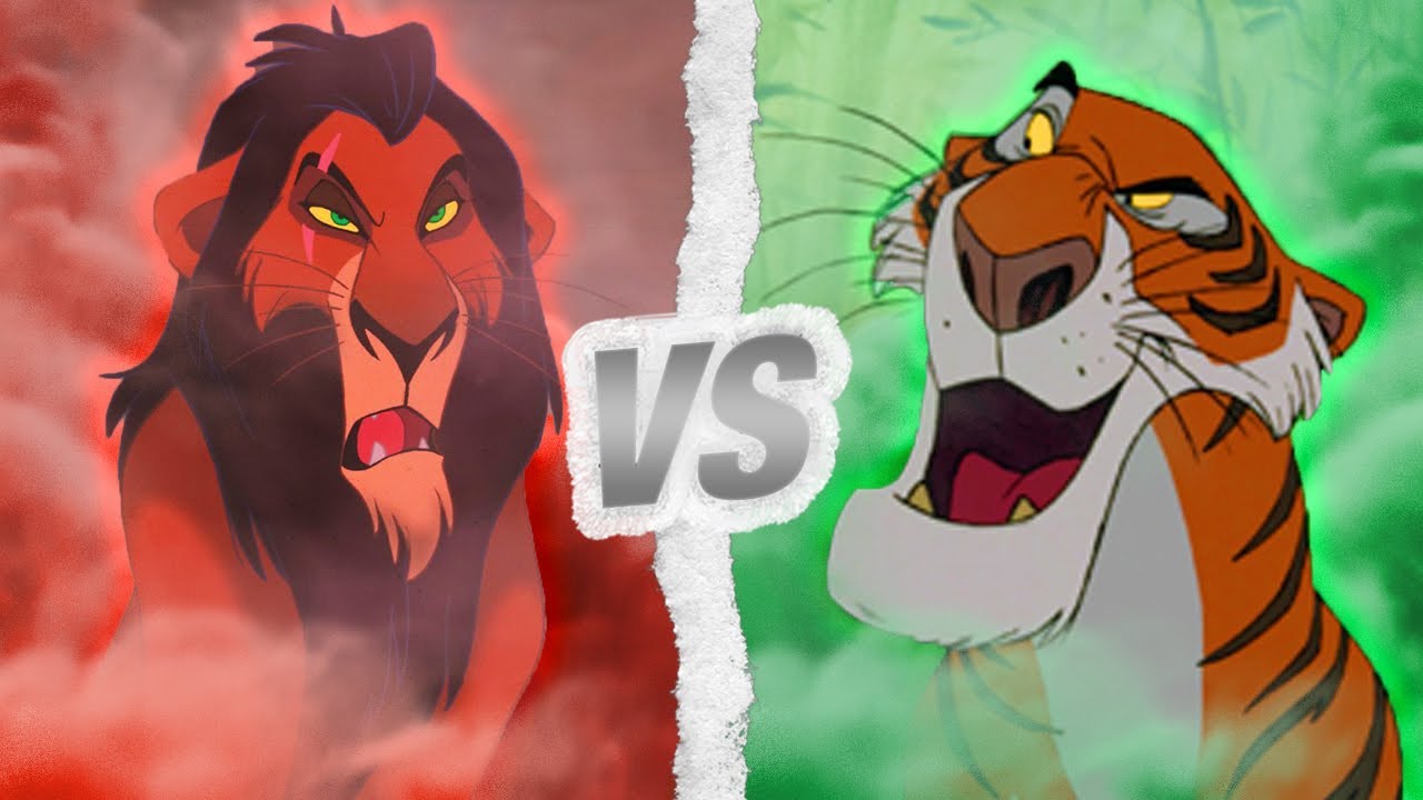 Scar VS Shere Khan, deux des plus grands méchants de Disney s'affro...