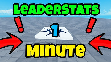 How to Add Leaderstates/Leaderboard in 1 Minute [2024] - Roblox Studios