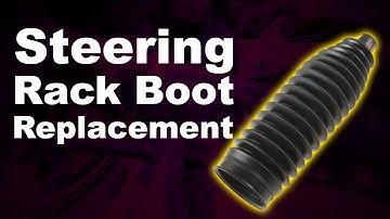 Steering Rack / Tie Rod Boot Replacement Without The Required Wheel Alignment