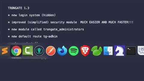 Trongate 1.3 - every change explained.