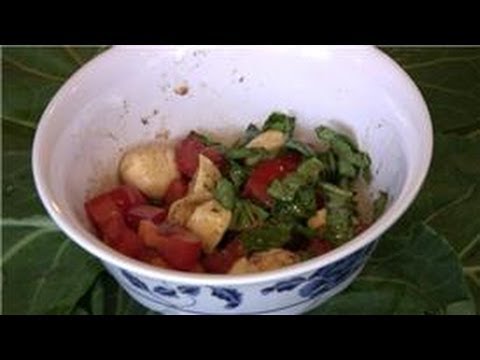Tomato Salad Recipes : Fresh Mozzarella Tomato Salad