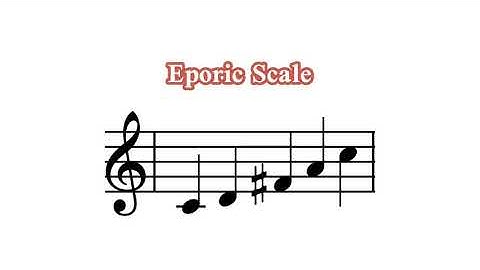 Eporic Scale - Tetratonic Scale - Musical Example